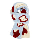 Boogzel Apparel Fuzzy Apple Pattern Scarf, view 3