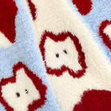 Boogzel Apparel Fuzzy Apple Pattern Scarf, view 5