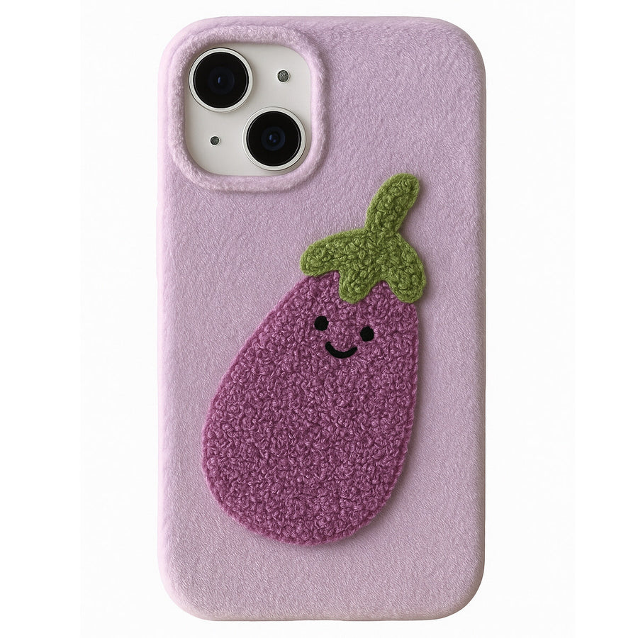Boogzel Apparel Fuzzy Aubergine iPhone Case