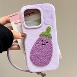 Boogzel Apparel Fuzzy Aubergine iPhone Case, view 4