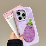 Boogzel Apparel Fuzzy Aubergine iPhone Case, view 5