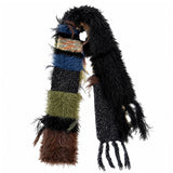 Boogzel Apparel Fuzzy Freak Patchwork Scarf, view 2