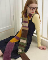 Boogzel Apparel Fuzzy Freak Patchwork Scarf, view 6