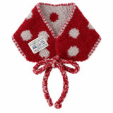 Boogzel Apparel Fuzzy Polka Dot Tie Collar, view 3