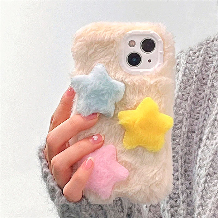 Boogzel Apparel Fuzzy Stars iPhone Case