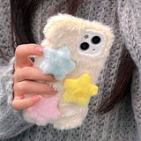 Boogzel Apparel Fuzzy Stars iPhone Case, view 3