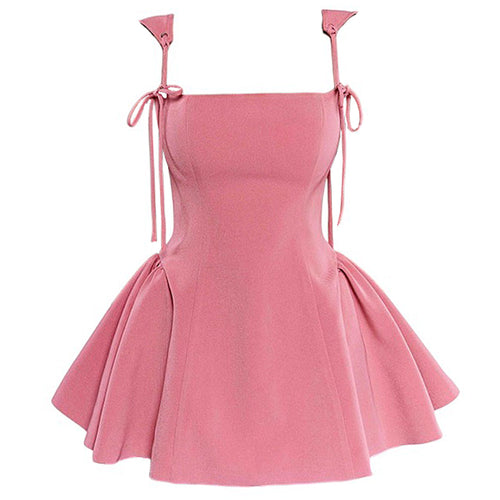 Boogzel Apparel Gardens in Bloom Bow-Tie Mini Dress