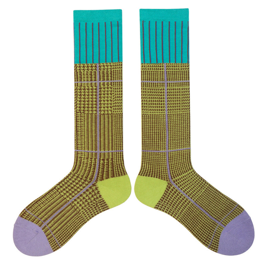 Boogzel Apparel Geometric Knee-High Socks