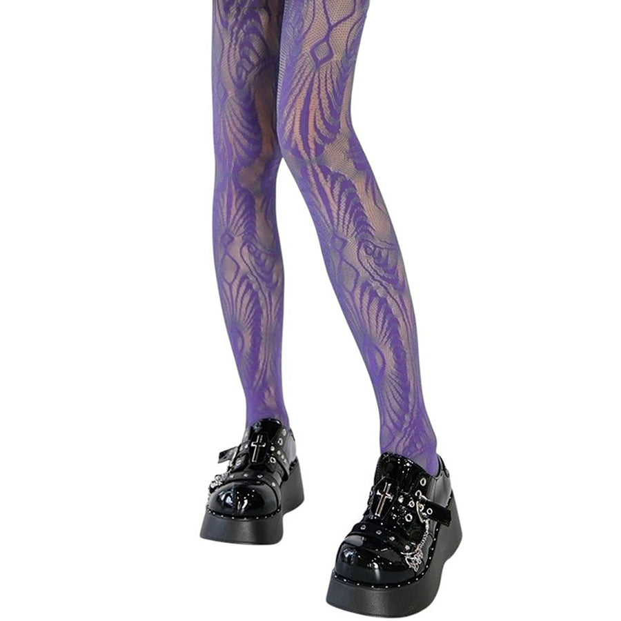 Boogzel Apparel Geometric Pattern Tights