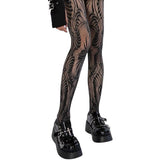 Boogzel Apparel Geometric Pattern Tights, view 2