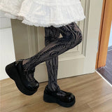 Boogzel Apparel Geometric Pattern Tights, view 4
