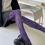 Boogzel Apparel Geometric Pattern Tights, view 5