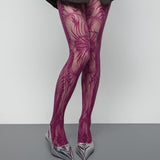 Boogzel Apparel Geometric Pattern Tights, view 6
