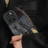 Boogzel Apparel Ghost And Cat IPhone Case, view 3