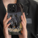 Boogzel Apparel Ghost And Cat IPhone Case, view 4