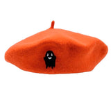 Boogzel Apparel Ghost Embroidered Beret, view 3