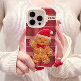 Boogzel Apparel Gingerbread Man iPhone Case, view 2