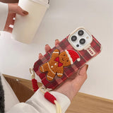 Boogzel Apparel Gingerbread Man iPhone Case, view 3