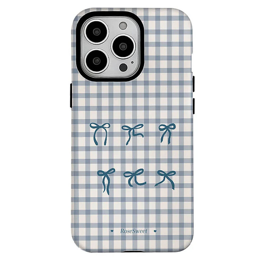 Boogzel Apparel Gingham Bows iPhone Case