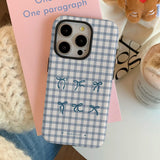Boogzel Apparel Gingham Bows iPhone Case, view 2