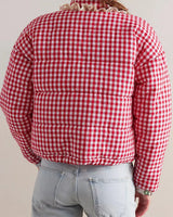 Boogzel Apparel Gingham Heart Pocket Jacket, view 4