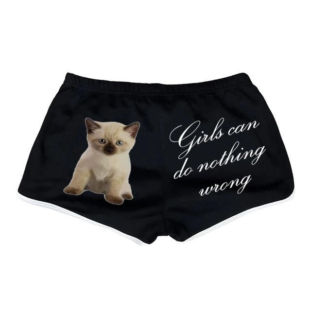 Boogzel Apparel Girls Can Do Nothing Wrong Booty Shorts