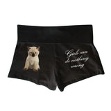 Boogzel Apparel Girls Can Do Nothing Wrong Kitten Shorts, view 2