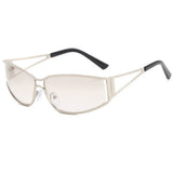 Boogzel Apparel Glitch Mode Angular Wrap Sunglasses, view 2
