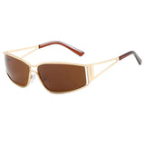 Boogzel Apparel Glitch Mode Angular Wrap Sunglasses, view 3