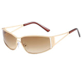 Boogzel Apparel Glitch Mode Angular Wrap Sunglasses, view 5