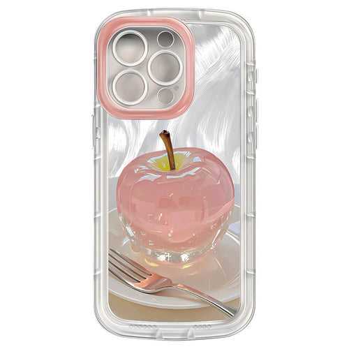 Boogzel Apparel Glossy Apple Clear iPhone Case