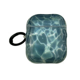 Boogzel Apparel Glossy Water Aesthetic AirPods Case, view 2