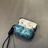 Boogzel Apparel Glossy Water Aesthetic AirPods Case, view 4