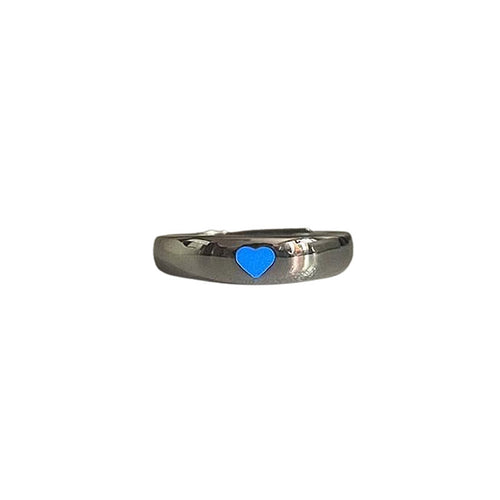 Boogzel Apparel Glow In Dark Heart Ring