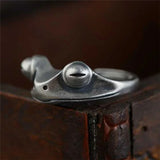 Boogzel Apparel Goblincore Frog Ring, view 2