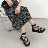 Boogzel Apparel Goblincore Platform Sandals, view 4