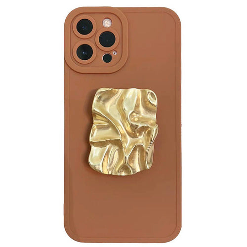 Boogzel Apparel Golden Brown iPhone Case
