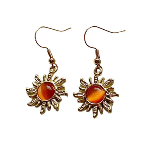 Boogzel Apparel Golden Hour Sun Earrings