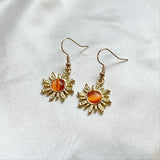 Boogzel Apparel Golden Hour Sun Earrings, view 2