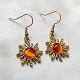 Boogzel Apparel Golden Hour Sun Earrings, view 3