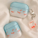 Boogzel Apparel Goldfish Aesthetic AirPods Case, view 2