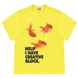 Boogzel Apparel Goldfish Aesthetic Graphic T-Shirt, view 3