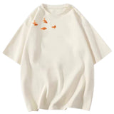Boogzel Apparel Goldfish Aesthetic Graphic Tee, view 2
