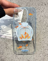 Boogzel Apparel Goldfish Aesthetic iPhone Case, view 3