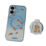 Boogzel Apparel Goldfish Aesthetic iPhone Case, view 4