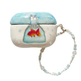 Boogzel Apparel Goldfish Aesthetic AirPods Case, view 2