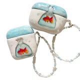 Boogzel Apparel Goldfish Aesthetic AirPods Case, view 3
