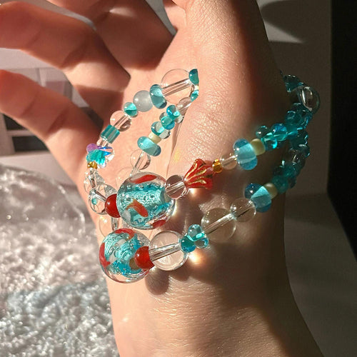 Boogzel Apparel Goldfish Beaded Bracelet