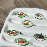 Boogzel Apparel Goldfish Clear Resin Ring, view 4