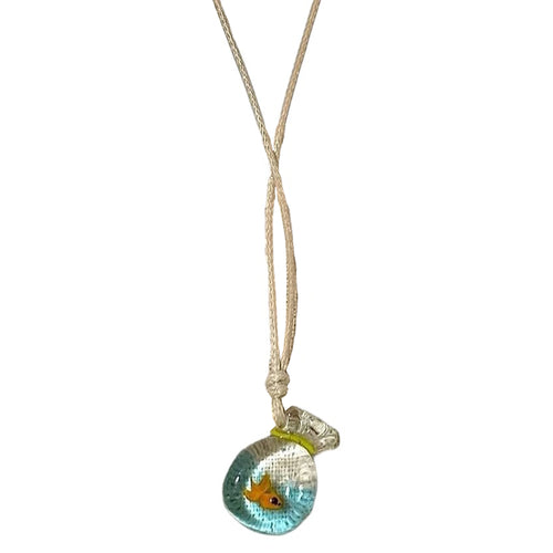 Boogzel Apparel Goldfish Pendant Necklace